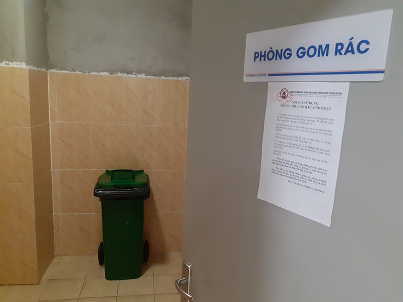 vấn đề vệ sinh và khu vực gửi xe