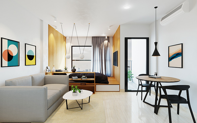 ưu điểm và hạn chế của căn hộ studio