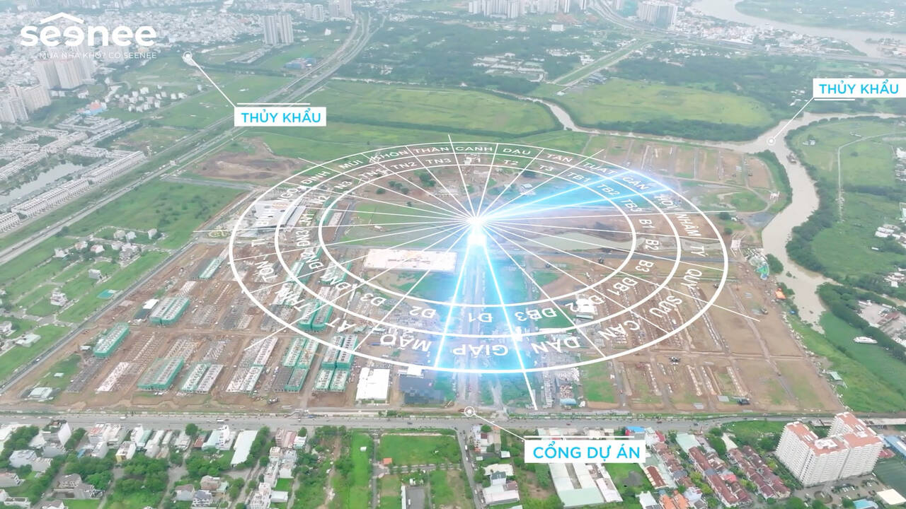 vị trí cổng của dự án the global city