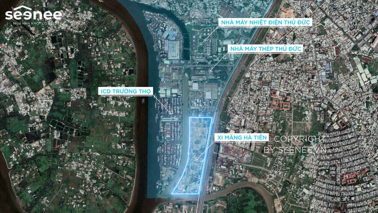 Khu này gồm cụm cảng IDC Trường Thọ và nhà máy xi măng Hà Tiên, công ty thép Thủ Đức và một số khu đất xung quanh.