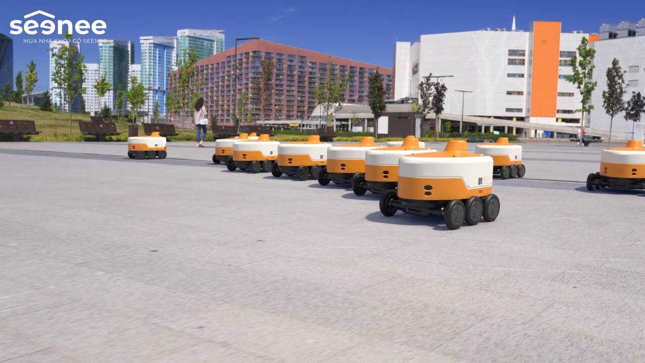 robot giao hàng eco smart city