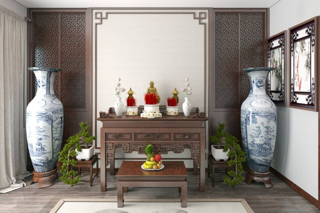 phong thuỷ bàn thờ gia tiên