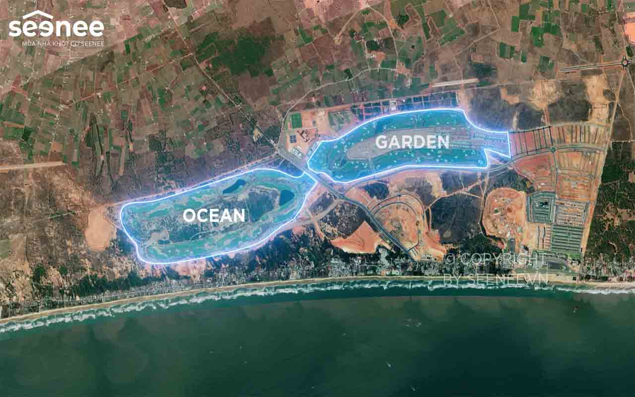 sân golf ocean va garden