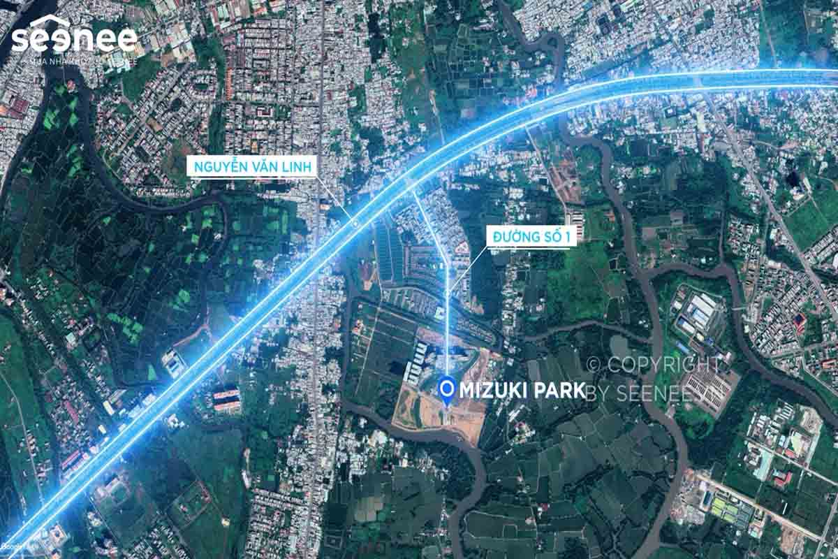 vị trí mizuki park